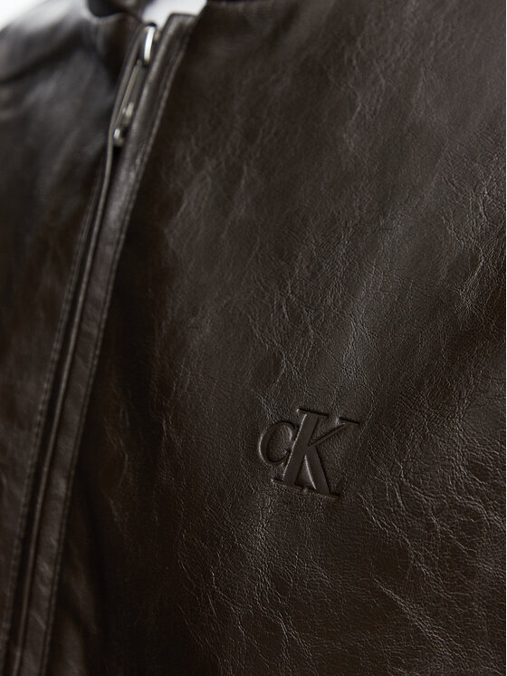 Calvin Klein Jeans Calvin Klein Jeans Giacca in similpelle LV047G516G Marrone Regular Fit
