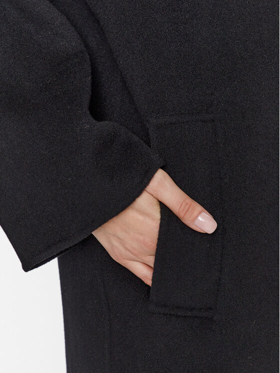 Marella Marella Wollmantel Nandina 2330160838200 Schwarz Regular Fit