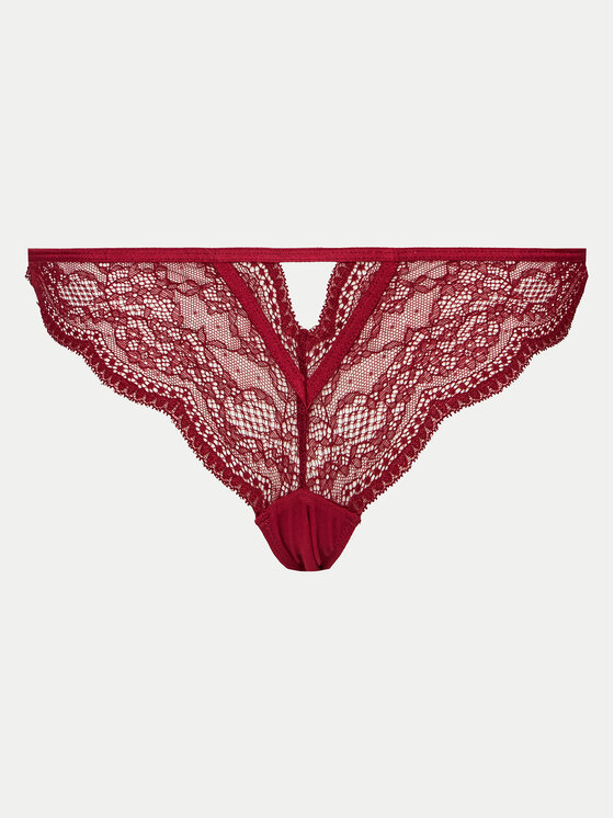 Hunkemöller Hunkemöller Braziljske spodnje hlačke Isabelle 206371 Bordo rdeča