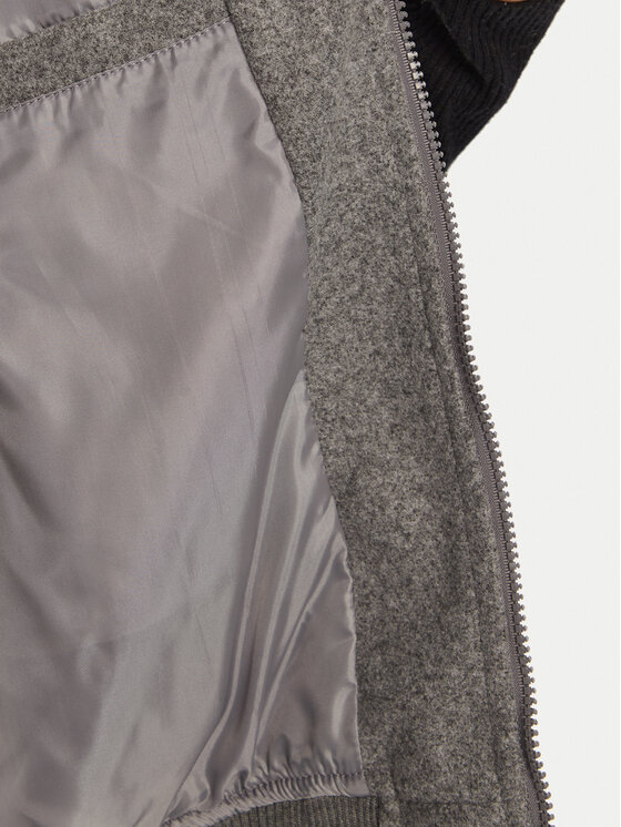 Brave Soul Brave Soul Kurtka bomber LJK-WRENLEY Szary Regular Fit