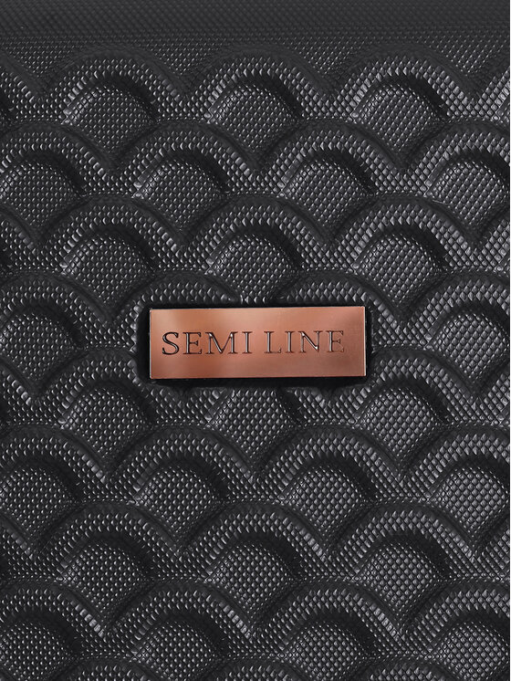 Semi Line Semi Line Mittlerer Koffer T5718-2 Schwarz