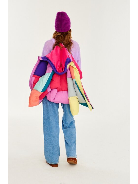 NAOKO NAOKO Kurtka zimowa Tromso Colorblock Kolorowy Regular Fit