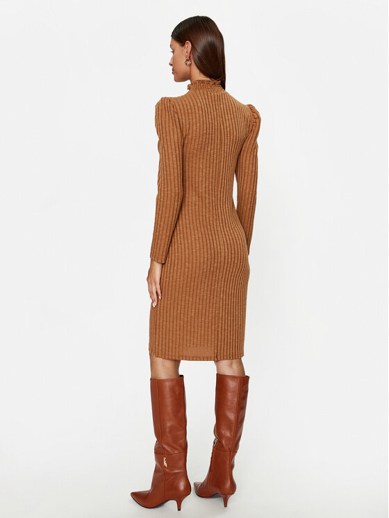 JDY JDY Трикотажна сукня 15297404 Коричневий Regular Fit