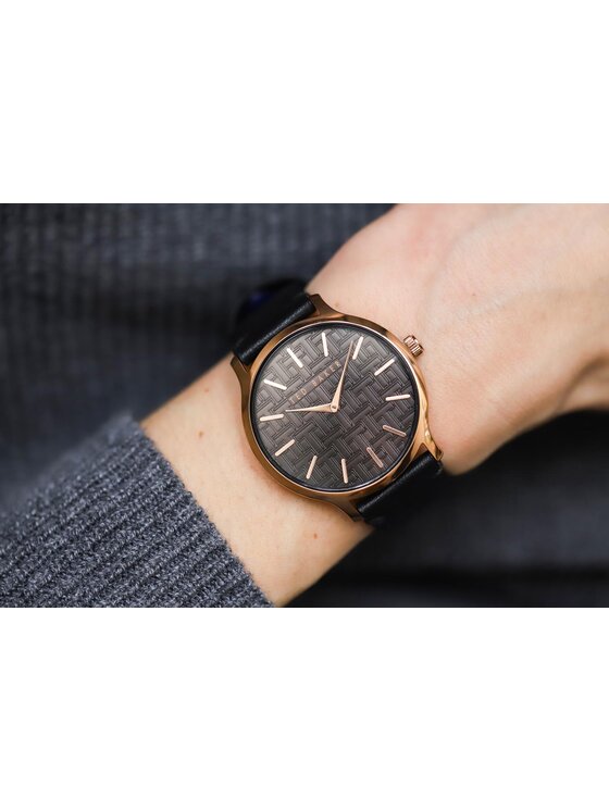 Ted Baker Ted Baker Ρολόι BKPPOF902 Μαύρο