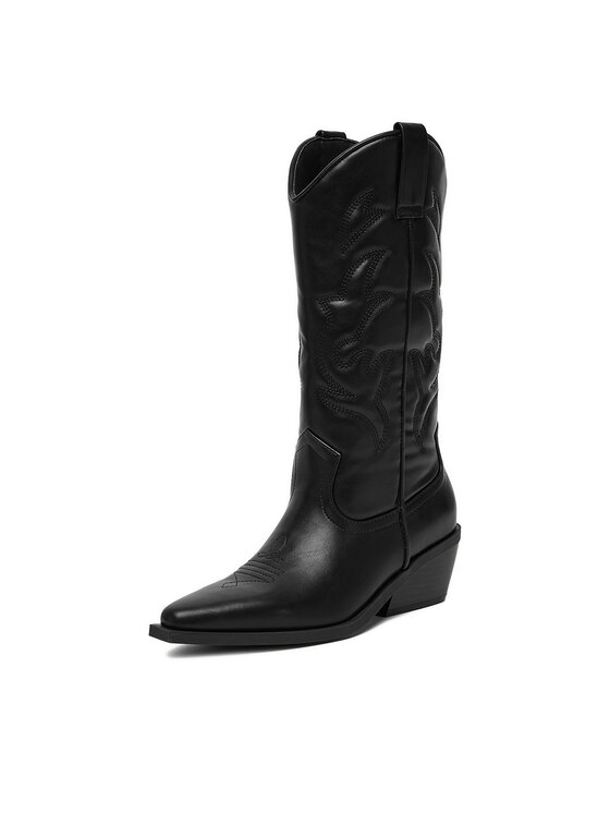 JENNY JENNY Kovbojské topánky CEO-R25AW01598 Čierna
