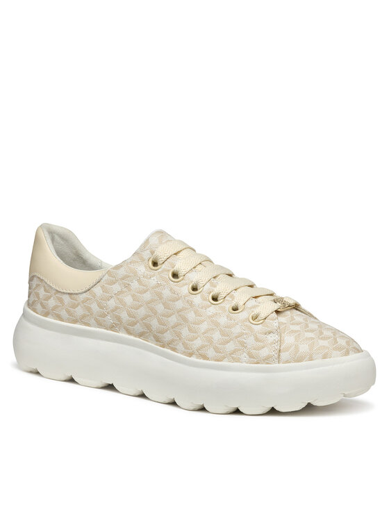Geox Geox Sneakersy D Spherica Ec4.1 D55TCD 0DSBC C1122 Beżowy