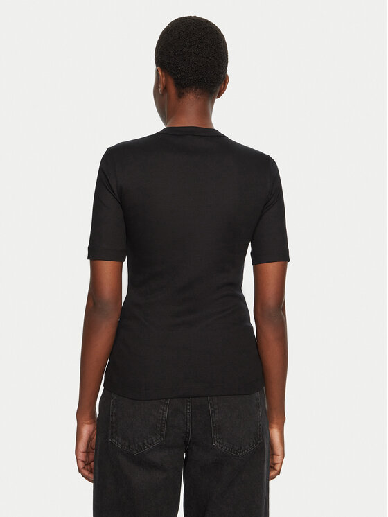 IVY OAK IVY OAK T-Shirt Kristin IO1100X2351 Czarny Slim Fit