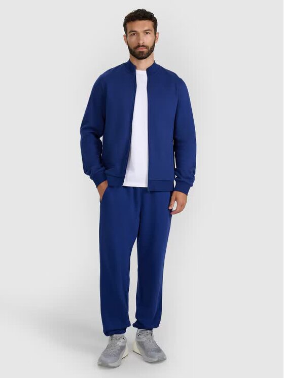 4F 4F Μπλούζα 4FWMM00TSWSM1463-031S Σκούρο μπλε Regular Fit