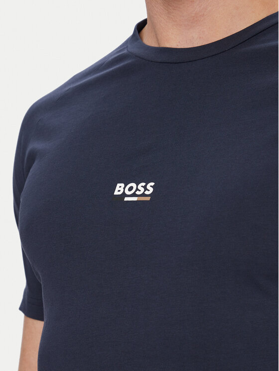 BOSS BOSS Marškinėliai 50517970 Mėlyna Slim Fit