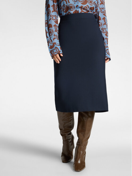 Elena Mirò Elena Mirò Gonna midi 1801Z100073N034 Blu Baggy Fit