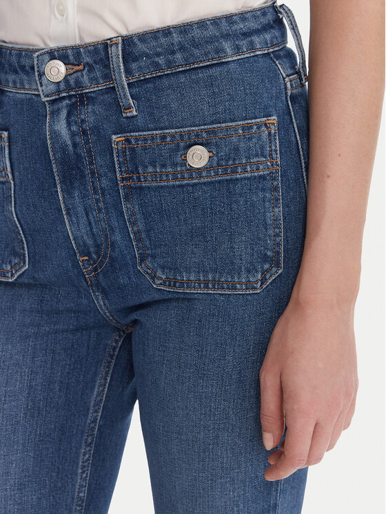 Tommy Hilfiger Tommy Hilfiger Jeansy WW0WW48255 Modrá Flare Fit