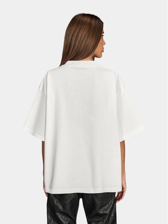 MADE BY SOCIETY MADE BY SOCIETY T-Shirt Nima - T27882 Biały Basic Fit
