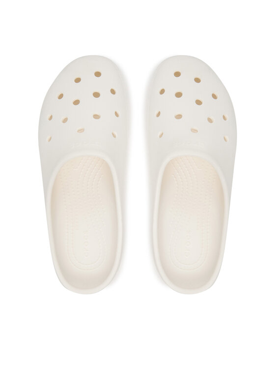 Crocs Crocs Klapki Classic Low Profile Clog 211139 Biały