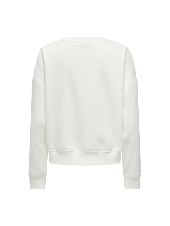 ONLY ONLY Sweter 30952 Biały Comfortable Fit