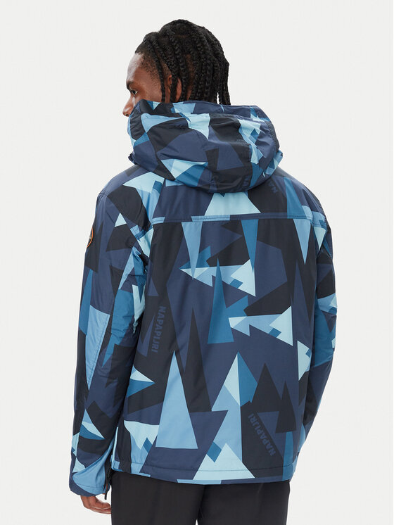 Napapijri Napapijri Kurtka anorak Rf Next Aop 1 NP0A8AHX Granatowy Regular Fit