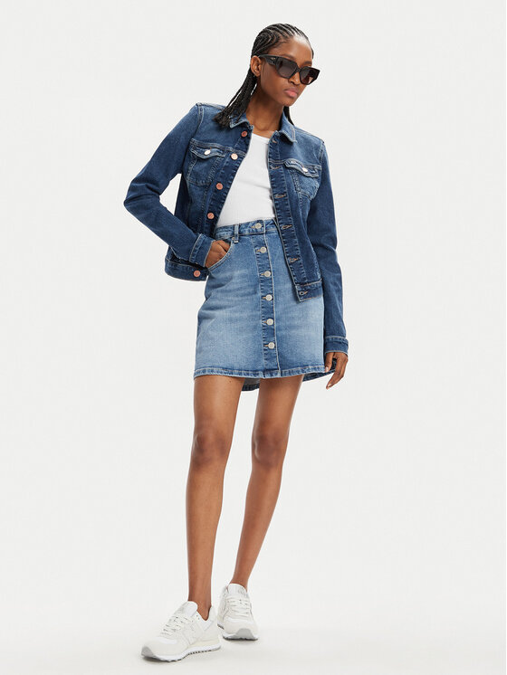 Tommy Jeans Tommy Jeans Джинсова куртка Vivianne DW0DW17959 Голубий Slim Fit