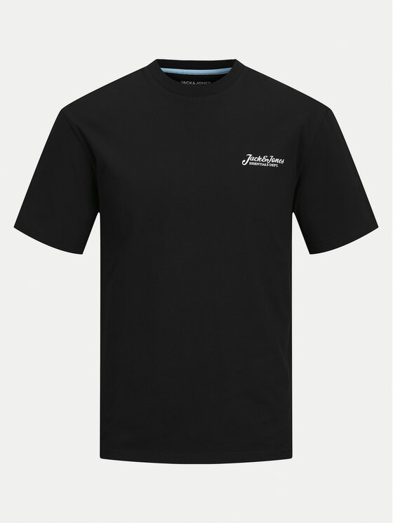 Jack & Jones Jack & Jones Komplet t-shirt i spodnie dresowe Beau 12277849 Czarny Relaxed Fit
