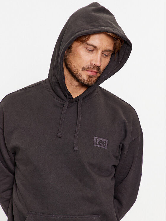 Lee Lee Felpa 112341677 Nero Loose Fit