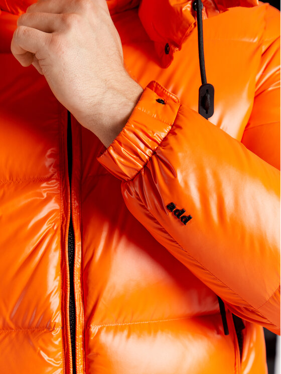 Add Add Пухено яке 6AM771 Оранжев Regular Fit