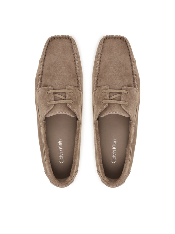 Calvin Klein Calvin Klein Mokasyny Driver Boat Su HM0HM02084 Beżowy