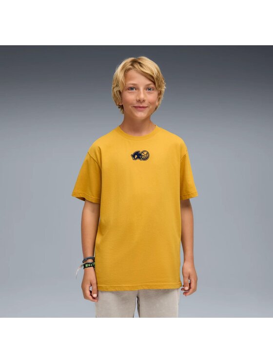Puma Puma T-Shirt 632381 Żółty Regular Fit