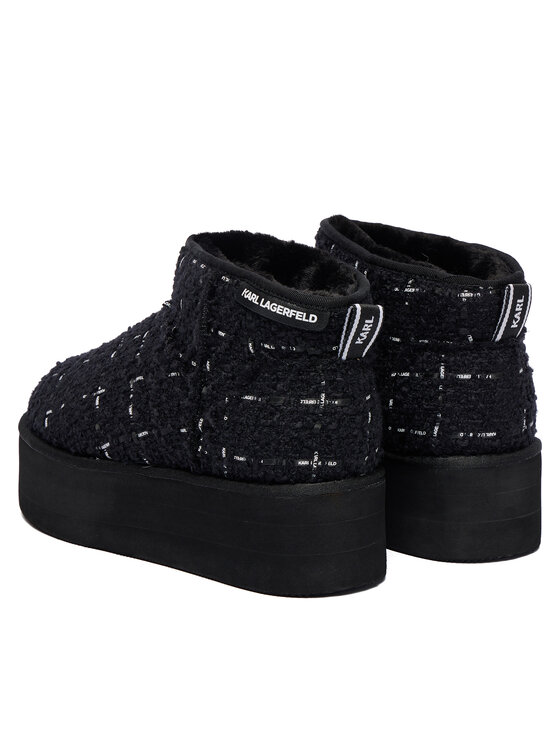 KARL LAGERFELD KARL LAGERFELD Snehule Thermo KL48523A Čierna