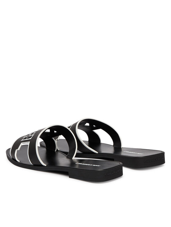 KARL LAGERFELD KARL LAGERFELD Şlapi Skoot III KL80406C Negru