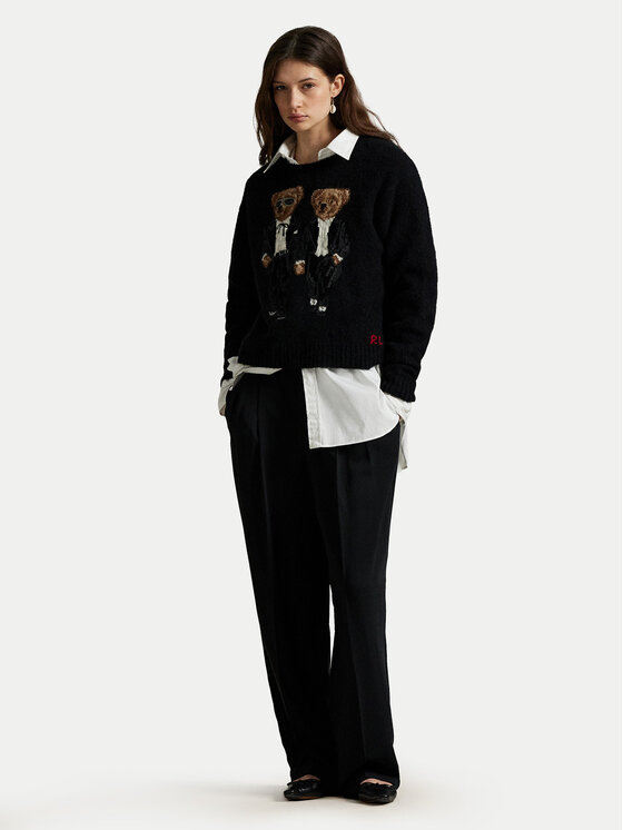 Polo Ralph Lauren Polo Ralph Lauren Πουλόβερ 211978619001 Μαύρο Relaxed Fit