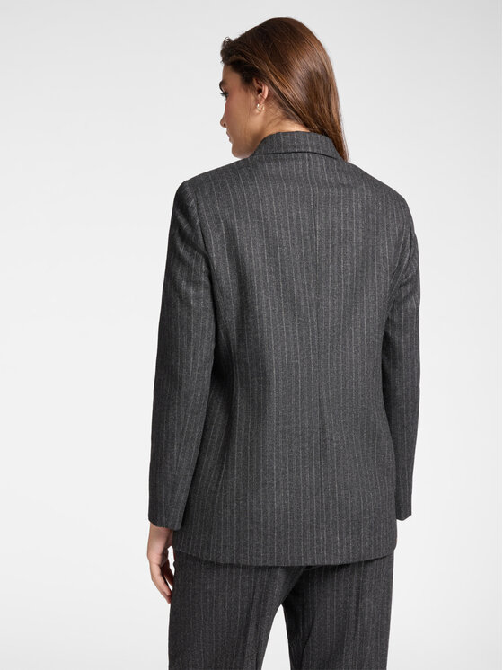 Elena Mirò Elena Mirò Giacca di transizione Q132P100069N001 Grigio Slim Fit