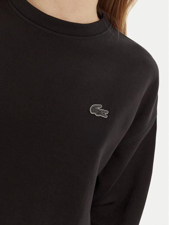 Lacoste Lacoste Majica dugih rukava SF5614 Crna Oversize