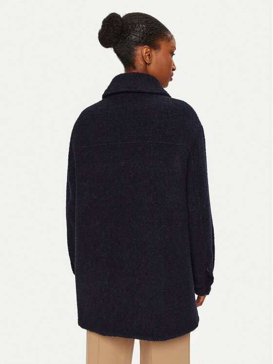 Tommy Hilfiger Tommy Hilfiger Cappotto di lana WW0WW43762 Blu scuro Regular Fit