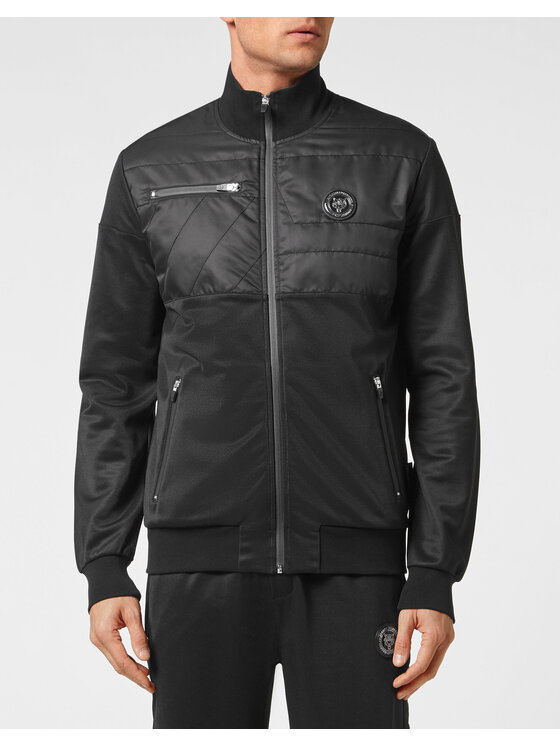 Plein Sport Plein Sport Completo top e pantaloni 1927 Nero Regular Fit