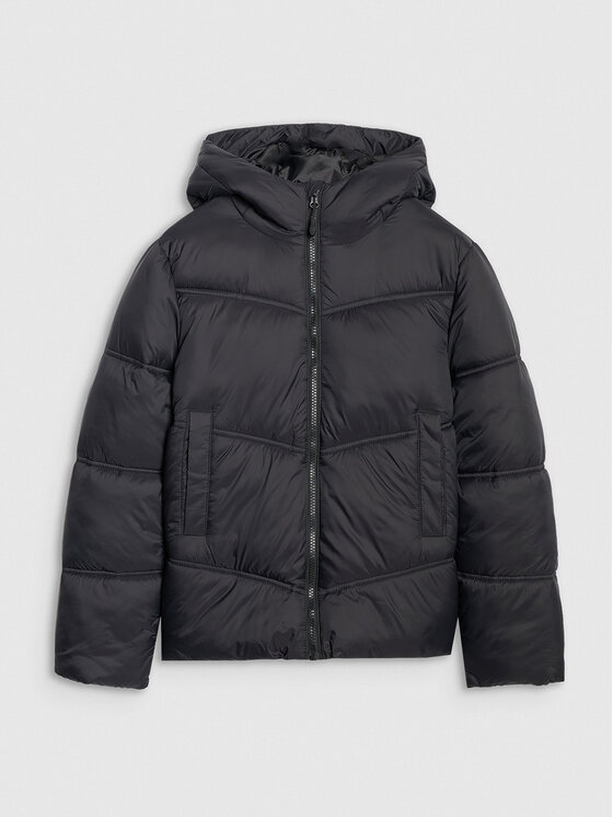 4F 4F Kamizelka OUTERWEAR Czarny Regular Fit