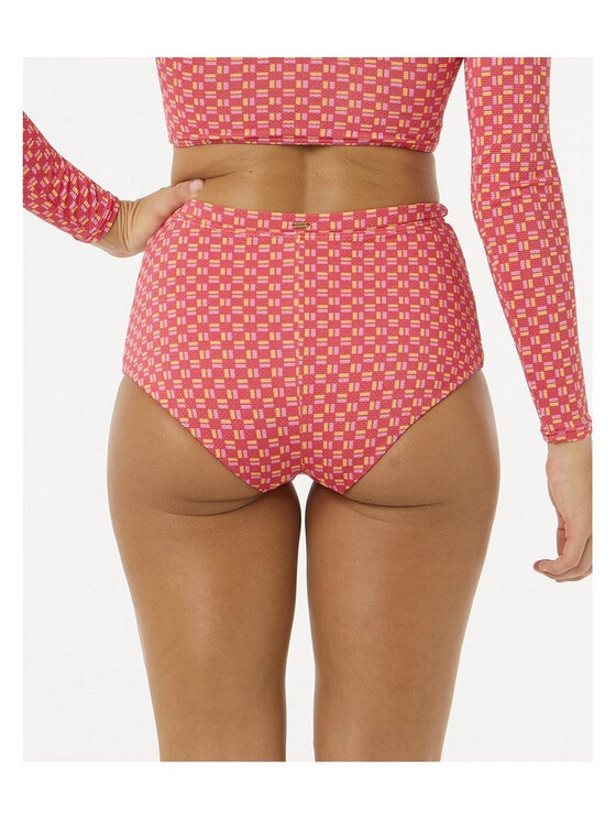 Rip Curl Rip Curl Dół od bikini Shell Cove Boy Leg Pant Czerwony