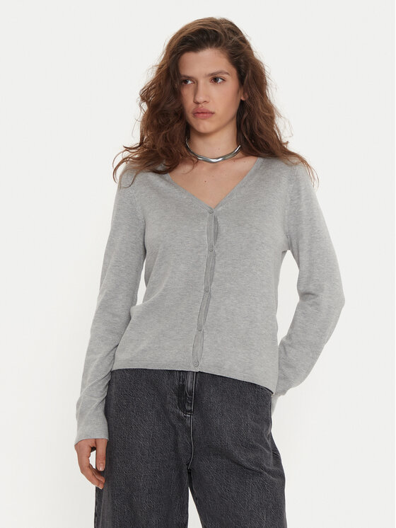 Vero Moda Vero Moda Pletena jopica Glory 10310527 Siva Regular Fit