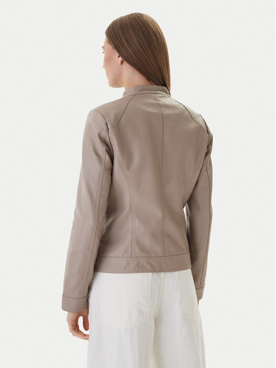 ONLY ONLY Giacca in similpelle Bandit 15081400 Beige Regular Fit