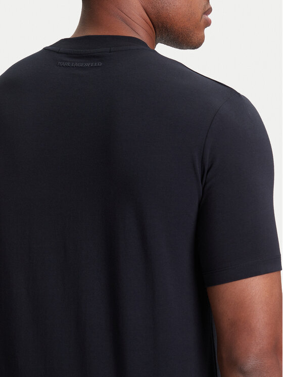 KARL LAGERFELD KARL LAGERFELD Tričko 755750 553221 Tmavomodrá Regular Fit