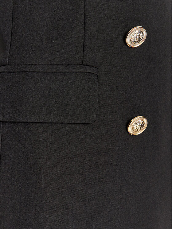 Maryley Maryley Coctailkleid 23IB300/41BK Schwarz Regular Fit