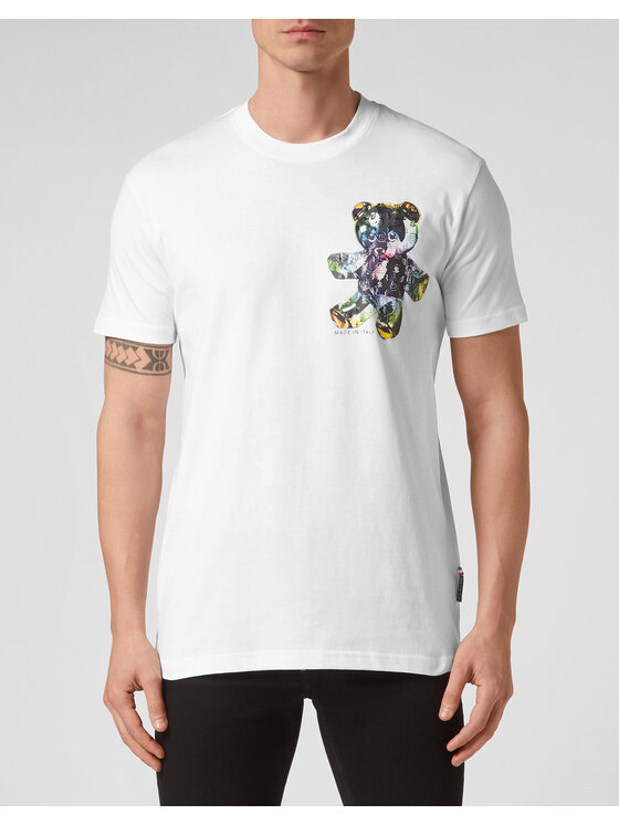 PHILIPP PLEIN PHILIPP PLEIN T-shirt 323 Bianco Regular Fit