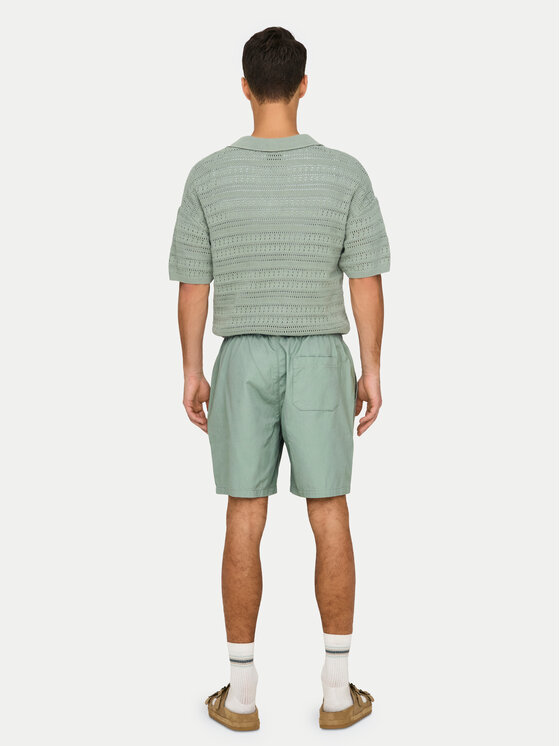 Only & Sons Only & Sons Szorty materiałowe Tel 22027949 Zielony Regular Fit