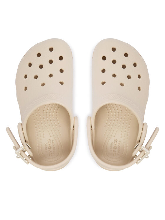 Crocs Crocs Шльопанці Classic Star Buckle Clog 214369 Світло-бежевий