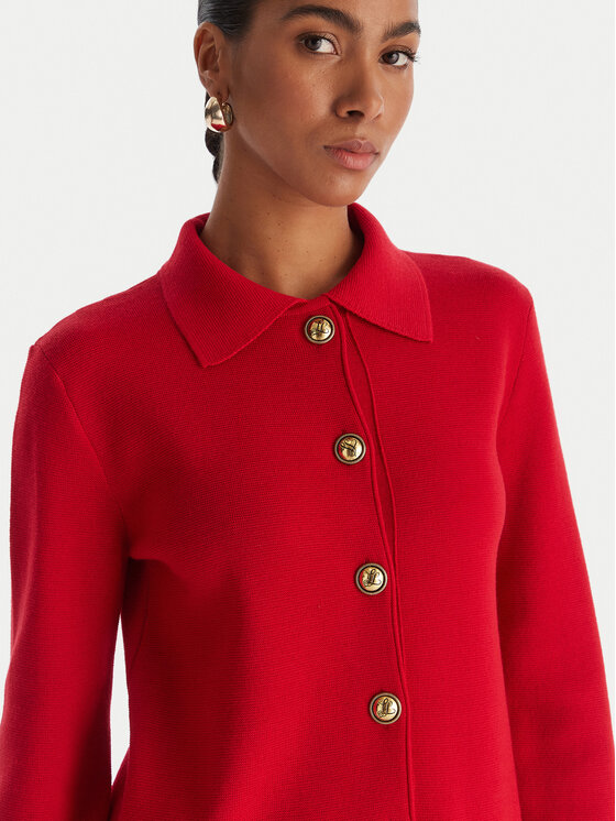 Luisa Spagnoli Luisa Spagnoli Strickkleid Magilla 100109 Rot Regular Fit