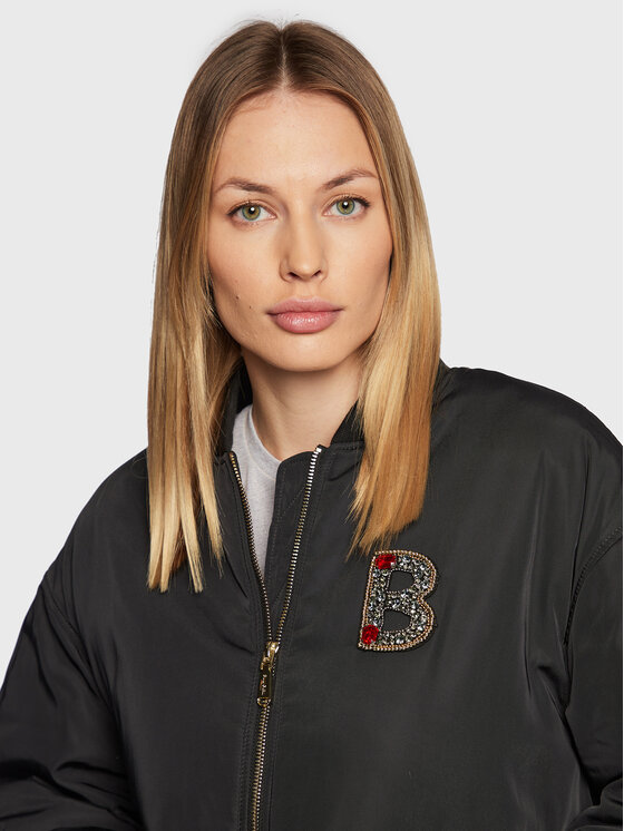 Blugirl Blumarine Blugirl Blumarine Bundy bomber RF2155-T3186 Čierna Regular Fit