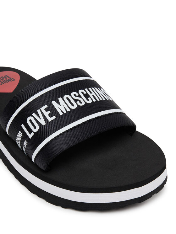 LOVE MOSCHINO LOVE MOSCHINO Şlapi JA28334G0MIX6000 Negru