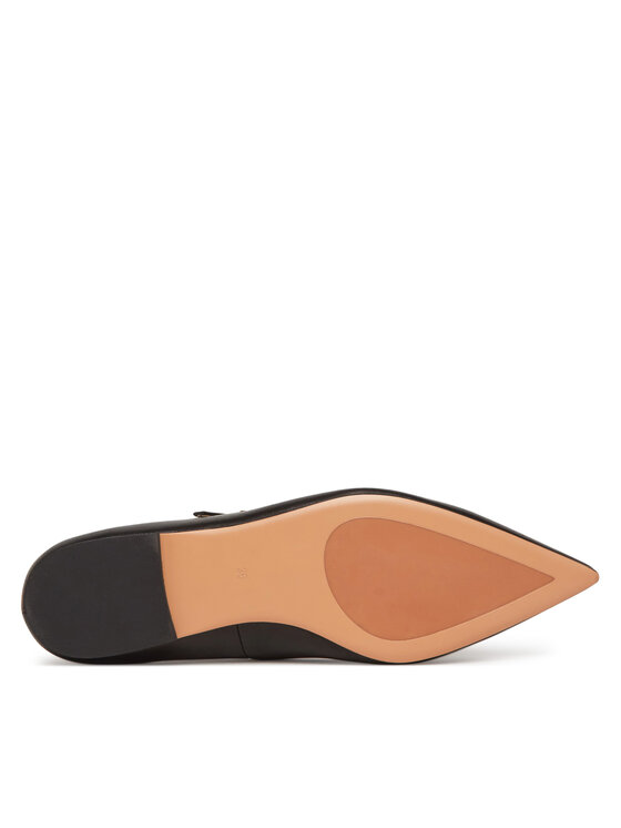 TWINSET TWINSET Baleriny 251TCP064 Czarny