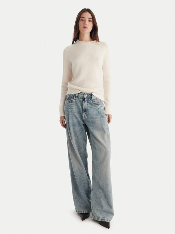 BOSS BOSS Svetr C_Fesperanasy 50548930 Krémová Regular Fit