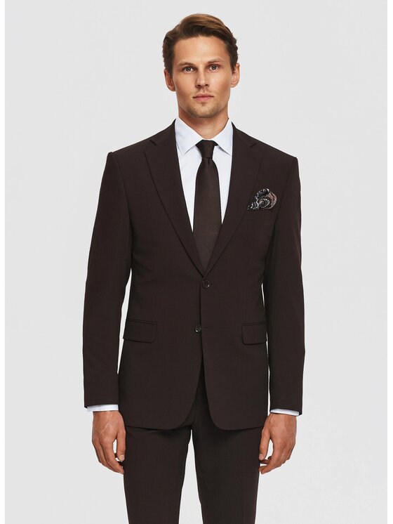 Pako Lorente Pako Lorente Marynarka P26SF-3G-038 Brązowy Slim Fit