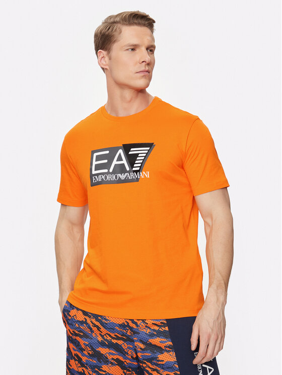 EA7 Emporio Armani Tricou 3DPT81 PJM9Z 1666 Portocaliu Regular Fit