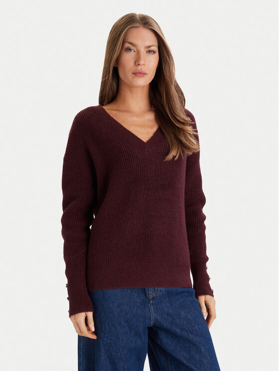 Morgan Morgan Pullover 252-MSTAR Dunkelrot Regular Fit
