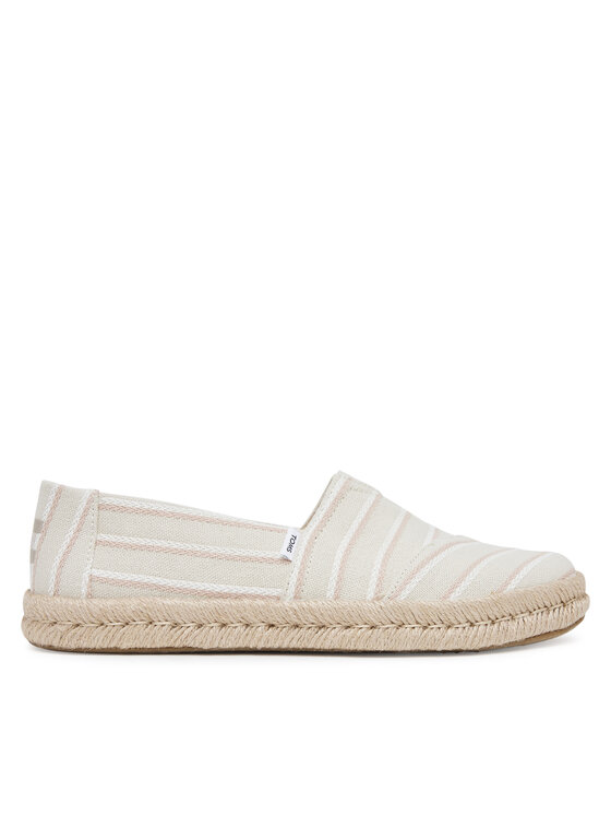 Espadrile Toms Natural Woven Stripes 10021816 Bej